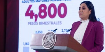 Adultos mayores recibirán 4 mil 800 pesos bimestrales de pensión en 2023: Bienestar