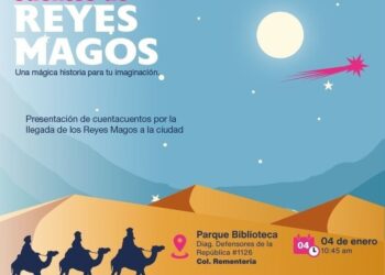 Por Día de Reyes habrá cuenta cuentos en Parque Biblioteca