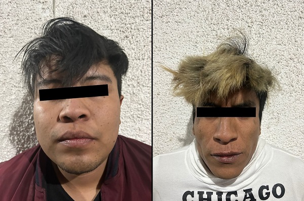 Aseguran a dos hombres con sustancias similares al cristal en San Martín Texmelucan