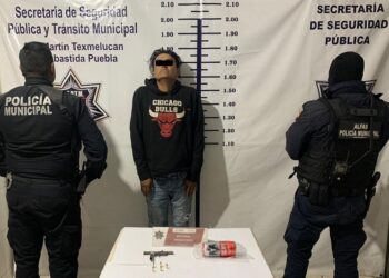 Detienen a hombre con arma de fuego en SMT
