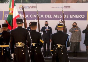 Edmundo Tlatehui encabeza Ceremonia Cívica 2023