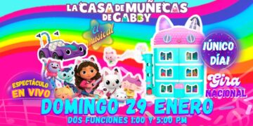 La Casa de Muñecas de Gabby se presentará en Puebla