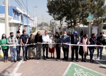 Tlatehui inaugura obras de adoquinamiento en Emiliano Zapata