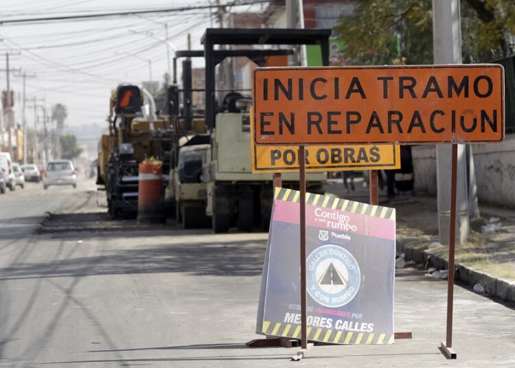 Rehabilitación de las calles 14 a 18 Pte-Ote terminará en marzo