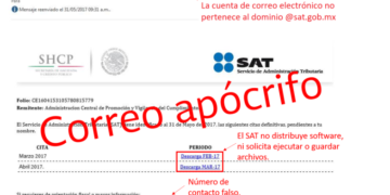 El SAT y los correos masivos