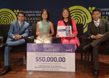 Estudiantes BUAP ganan Premio a la Innovación en Protección de Datos Personales 2022