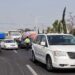 Automóviles con placas azules sí pueden verificar
