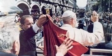 Hace 44 años visitó Puebla Juan Pablo II