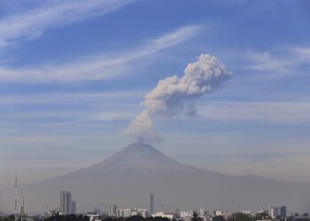 Popocatépetl, uno de los factores de contaminación del aire