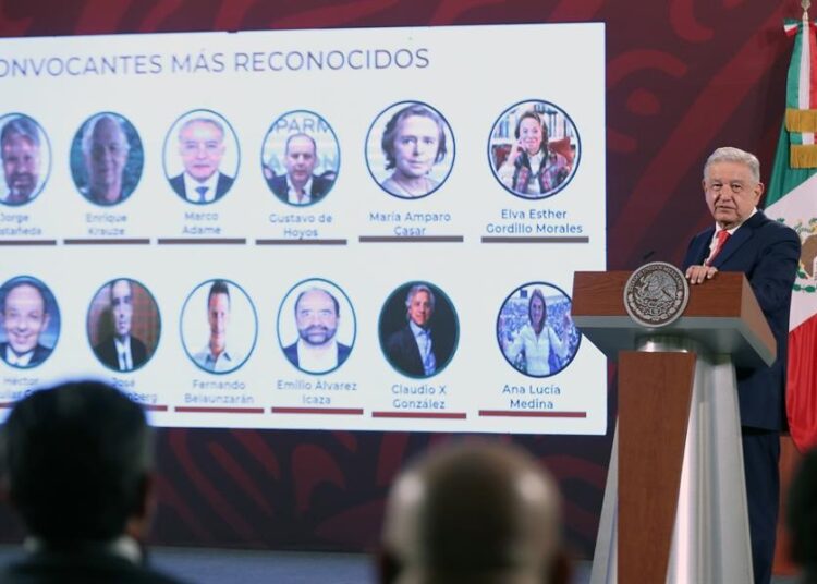 AMLO minimiza protesta contra reforma electoral