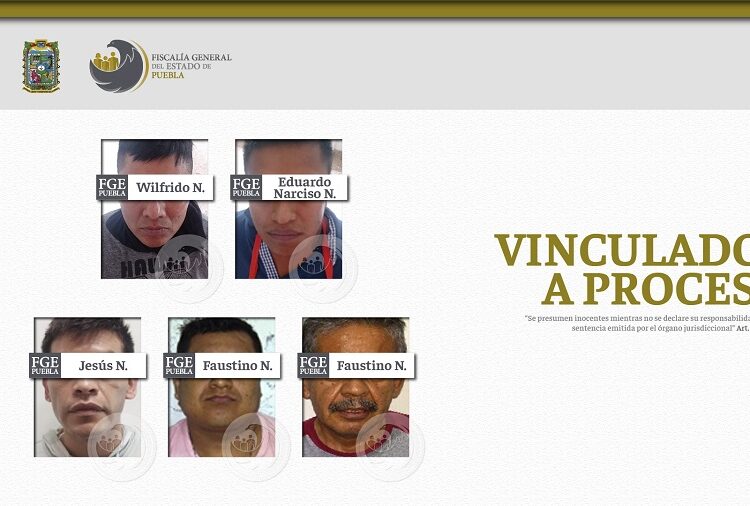 Vinculan a proceso a detenidos en cateos de Hueytamalco
