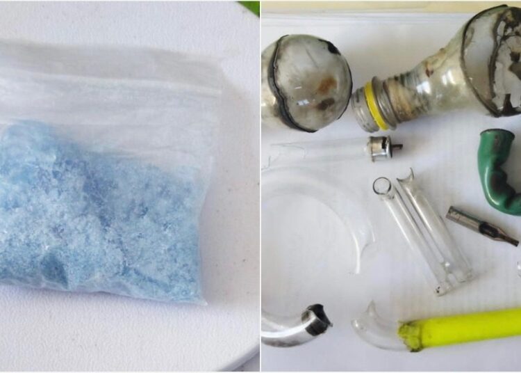 Aseguran aparente droga en penal de Huauchinango