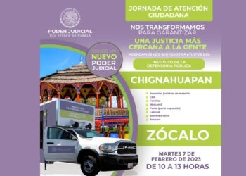 Llevarán a Chignahuapan servicios del Poder Judicial  