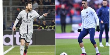 Messi y Achraf enderezan al PSG