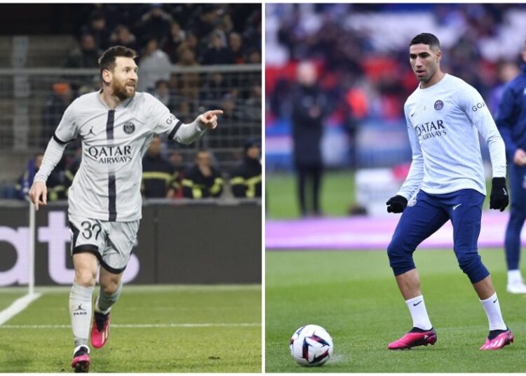 Messi y Achraf enderezan al PSG