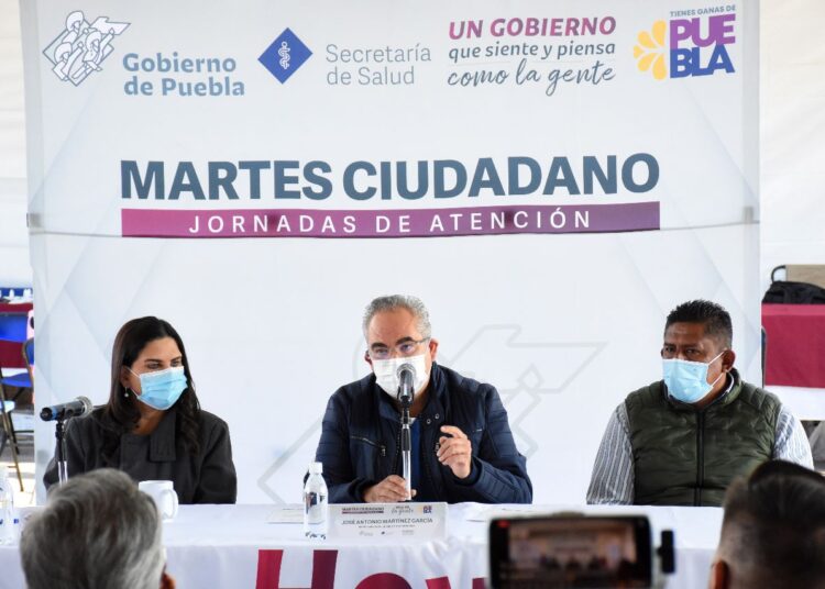 Gobierno del estado participó en jornada de Salud de Texmelucan