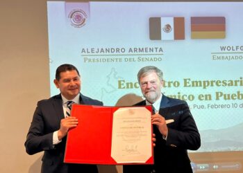 Puebla, puerta de desarrollo, coinciden embajador de Alemania y Armenta
