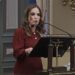 Elsa Bracamonte comparece ante Congreso del Estado