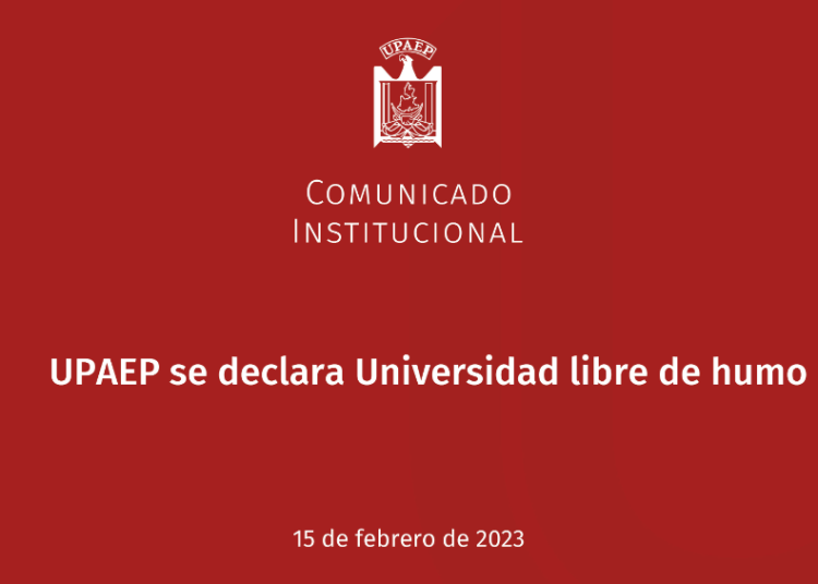 UPAEP se declara Universidad libre de humo
