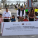 Layón en compañía del gobernador inauguró entredas a Texmelucan, y entregó apoyos