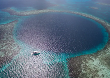 Identifican segundo agujero azul más profundo del mundo en la bahía de Chetumal, México