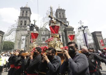 Esperan a más de 100 mil personas en Procesión de Viernes Santo