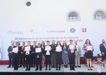 Conmemoran 38 aniversario de Academia Estatal de Seguridad Pública