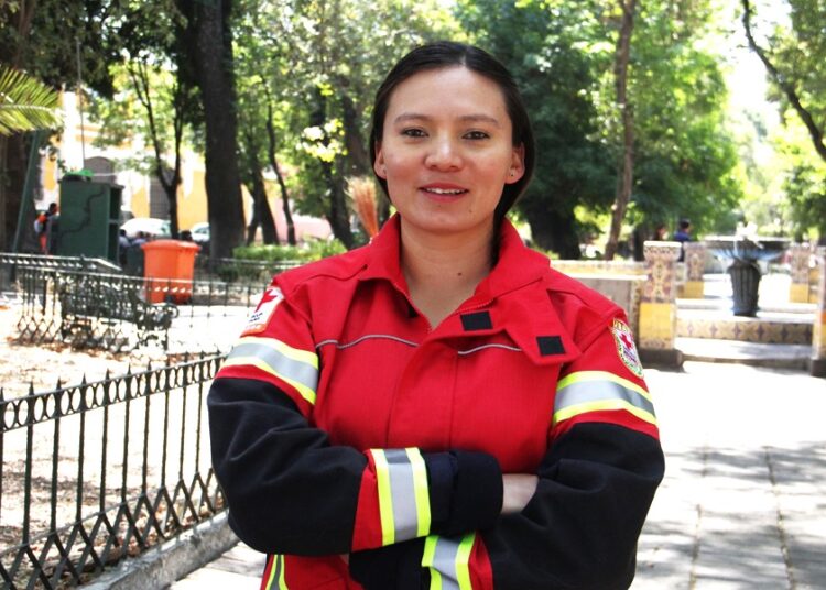 Es inexplicable lo que hacemos juntas: Anneth López, rescatista poblana