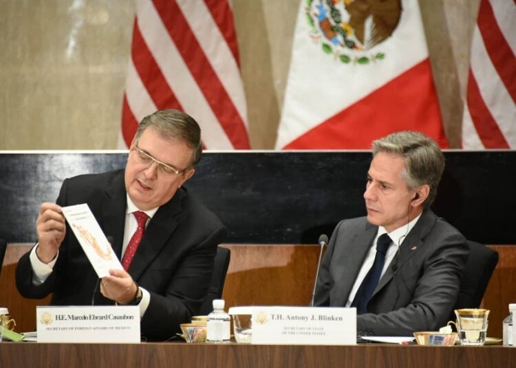 Blinken y Ebrard hablan sobre seguridad entre EEUU y México