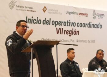 SSP se reúne con mandos policiacos de Chalchicomula