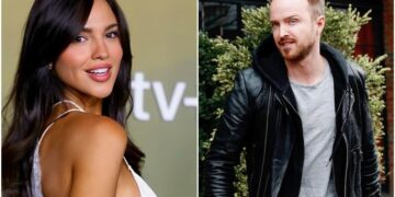 Eiza González y Aaron Paul, juntos en película de Flying Lotus