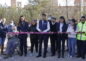 Amplían red de drenaje en San Isidro Castillotla