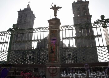 Marchas del 8M dejan afectaciones en monumentos históricos