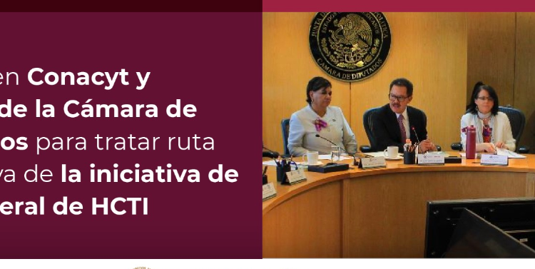 Se reúnen Conacyt y Jucopo para iniciativa de Ley General de HCTI