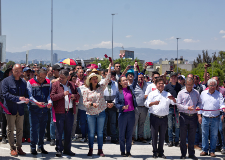 Sheinbaum: el puente gran canal Las Adelitas, beneficia a la capital y al Edomex