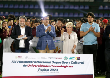 Céspedes inaugura Encuentro Nacional Deportivo de Universidades Tecnológicas Puebla