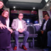 Céspedes acompañó a Lorena Cuéllar, a la presentación del proyecto Autotrén