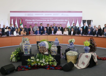 En Puebla, federación distribuye 8 mil millones del FASP a 11 gobernadores