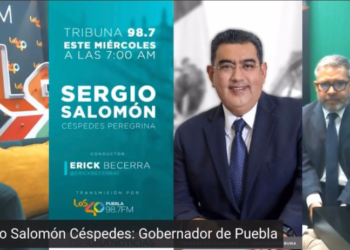 Sergio Salomón, entusiasta a 100 días de gobierno