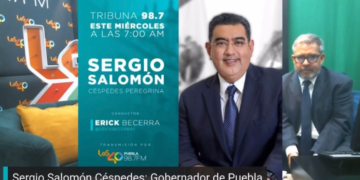 Sergio Salomón, entusiasta a 100 días de gobierno