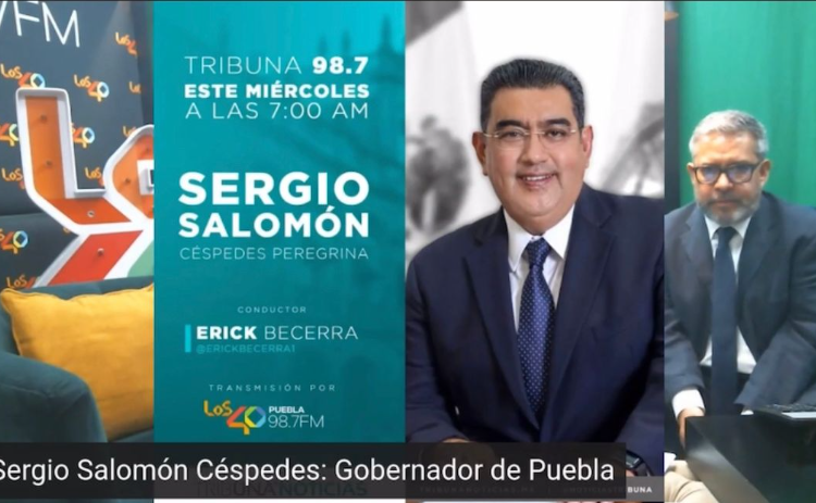 Sergio Salomón, entusiasta a 100 días de gobierno
