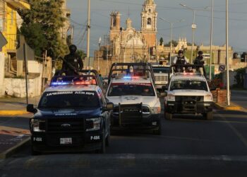 Mantienen operativos de seguridad en San Andrés Cholula