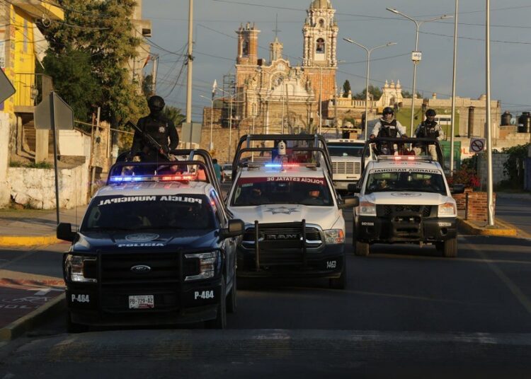 Mantienen operativos de seguridad en San Andrés Cholula
