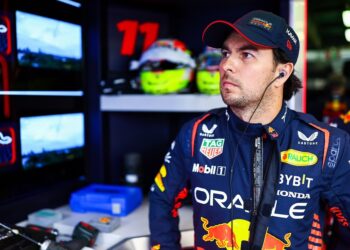Checo Pérez, contento con quinta plaza y con su vuelta rápida