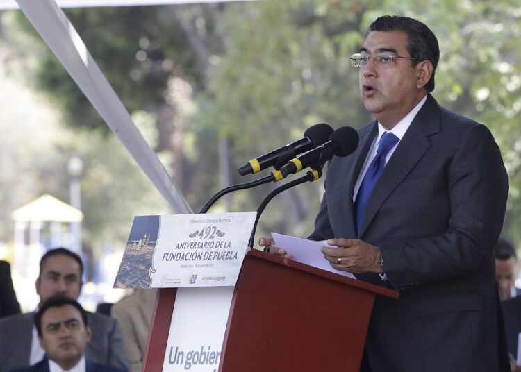 Céspedes preside ceremonia por el 492 aniversario de la fundación de Puebla