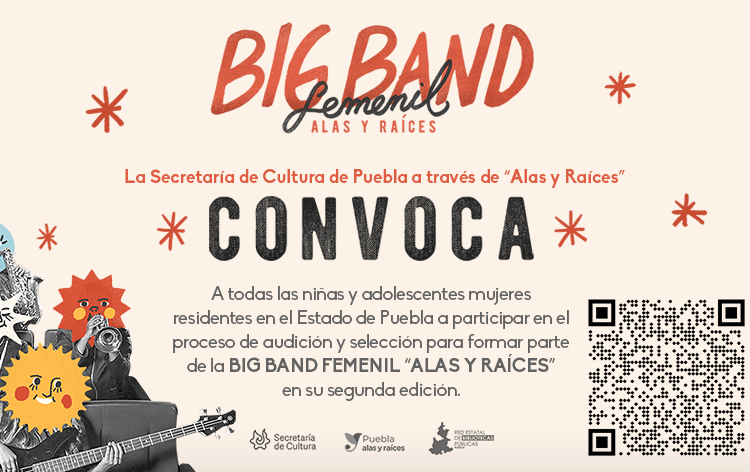 Audiciona para Big Band Femenil «Alas y Raíces»