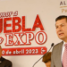 Armenta muestra su amor por Puebla con Expo artesanal, artística y cultural