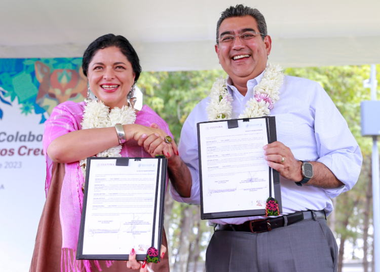 Céspedes y secretaria de cultura federal firmaron convenio de colaboración, Semilleros Creativos