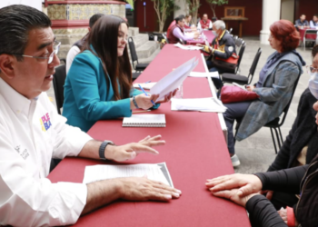 Sergio Salomón atendió el Martes Ciudadano desde Casa Aguayo con apoyo del IMSS