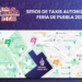 Para la Feria de Puebla amplían horarios de circulación de 17 rutas y 220 unidades de taxi